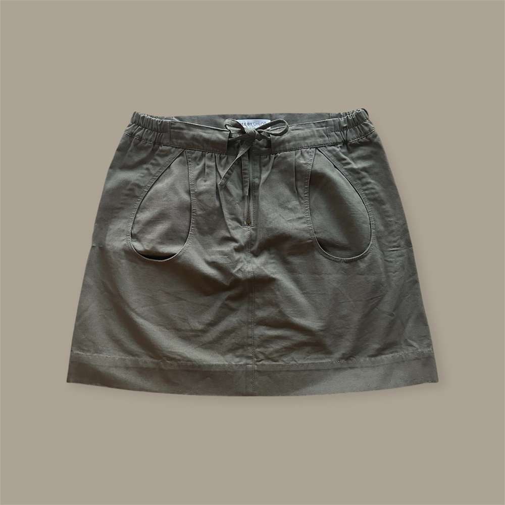See by Chloe Olive Green Women's Skirt